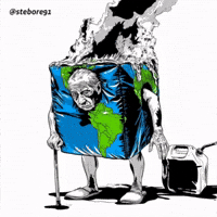 Burning Climate Change GIF