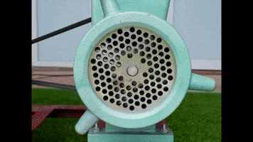 ExperimenMeatGrinder funny egg meat underground GIF
