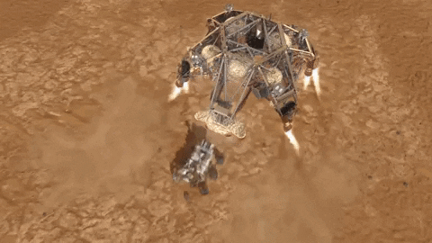 Landing Mars Rover GIF by NASA