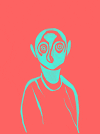 kohlenstoff_b eyes look watch staring GIF