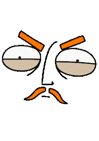 Angry Face Sticker