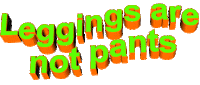 pants leggings Sticker by AnimatedText