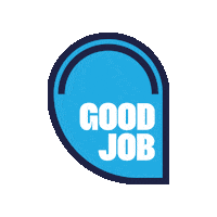 Good Job Sticker by Les Cafés Business