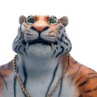 Tiger Roar Sticker by REN TV CHANNEL