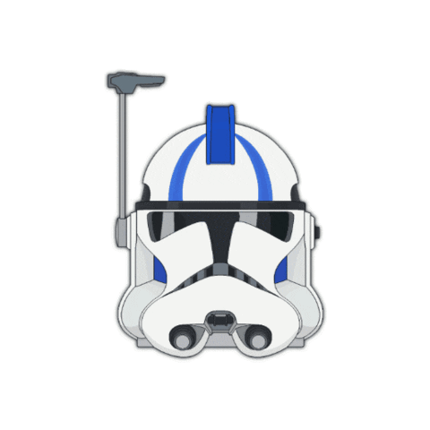 Star Wars Helmet Sticker