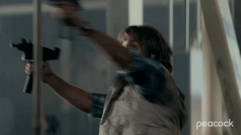 Guns Shooting GIF by MacGruber