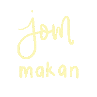 Lets Eat Jom Makan Sticker
