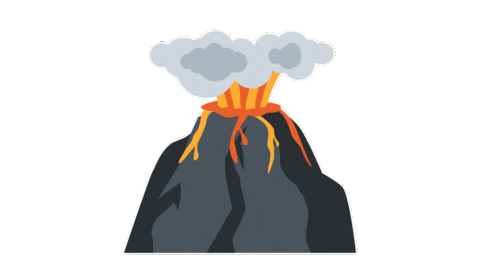 emojivid giphyupload emoji volcano emojivid Sticker