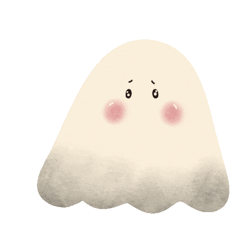 shwing_shwing_ sad cry ghost feel Sticker