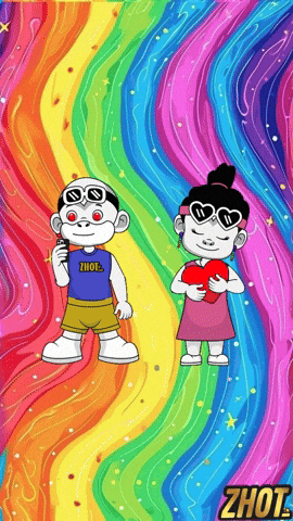 Love Is Love Rainbow GIF by Zhotcita