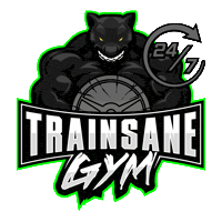 Trainsane fitness workout bodybuilding 247 Sticker