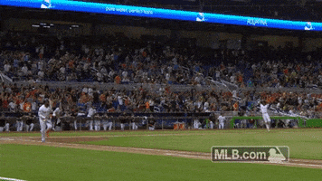 Miami Marlins Celebration GIF by MLB