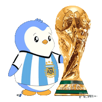 Vamos Argentina World Cup Sticker by Pudgy Penguins