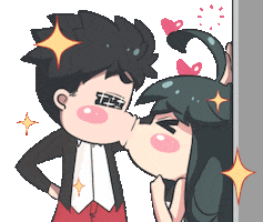I Love You Kiss Sticker by Jin