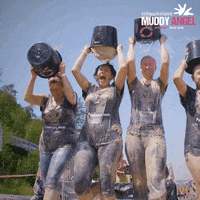 MuddyAngelRun bucket mudrun eimer muddyangelrun GIF
