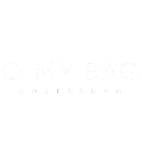 White Logo Sticker by O My Bag