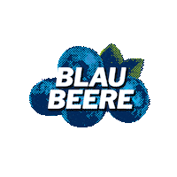Blueberry Frucht Sticker by Juicy Beats