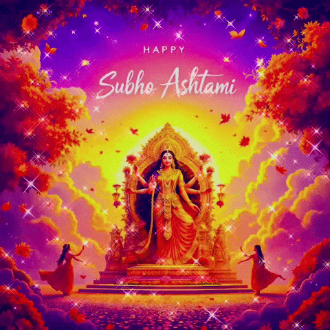 goodvibewishes giphycreatortest kolkata blessings navratri GIF