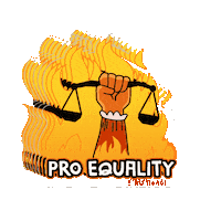 Equality Gleichberechtigung Sticker by Rosa-Luxemburg-Stiftung