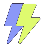 Lightning Thunder Sticker by Holic Nation