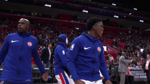 celebrate lets go GIF by NBA