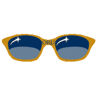 Golden Eagles Oru Sticker by Oral Roberts University