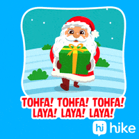 X-Mas Christmas GIF by Hike Sticker Chat