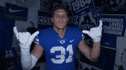 Byu Football Go Cougs GIF by BYU Cougars