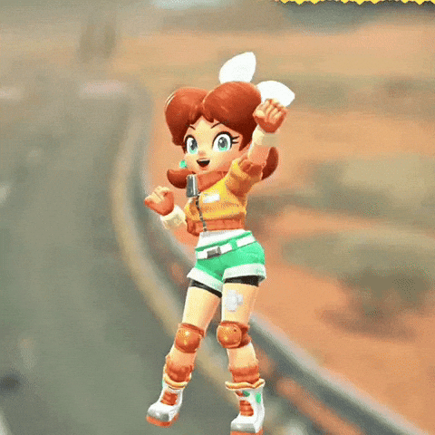 Super Mario Flowers GIF