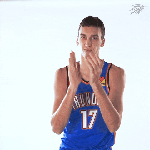 Oklahoma City Clap GIF by OKC Thunder