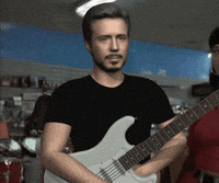 morphin money guitar rich robert downey jr GIF