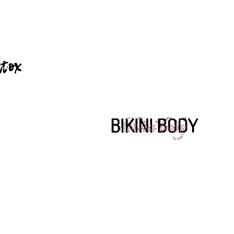 Bikinibody giphyupload love beauty swipe up Sticker