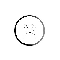 Sad Oh No Sticker