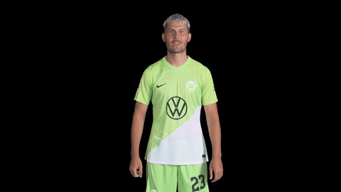 Happy Jonas Wind GIF by VfL Wolfsburg