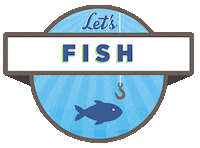 letsminocqua fish fishing wisconsin wi Sticker