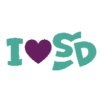 I Love San Diego Sticker by So Diego