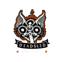 Horror Bat Sticker by Dead Sled Coffee