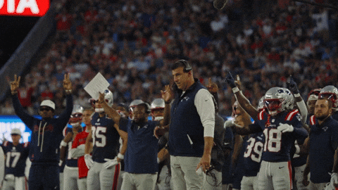 Number 1 Football GIF by New England Patriots