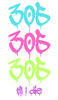 South Florida Love Sticker by 6th & Oakmont