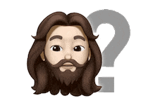 jesus question Sticker