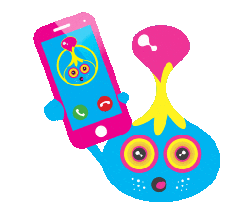 Call Me Fun Sticker by Sloomoo Institute