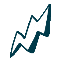 lightening Sticker by Rascal and Friends