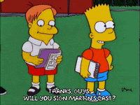bart simpson school GIF