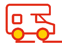Rv Campervan Sticker by ADAC Camping