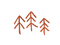 Trees Camping Sticker