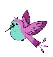 Hummingbird Colibri Sticker by KolibriDesign by Tamy