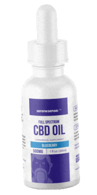 serenesensei cbd hemp cbd oil cbd product Sticker