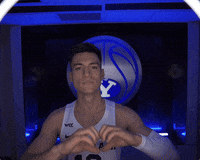 Byu Basketball Go Cougs GIF by BYU Cougars