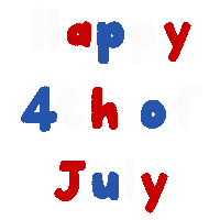 4Th Of July Usa Sticker
