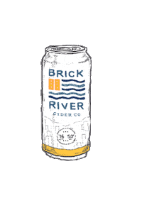 BrickRiverCider beer craft beer cider apple cider Sticker